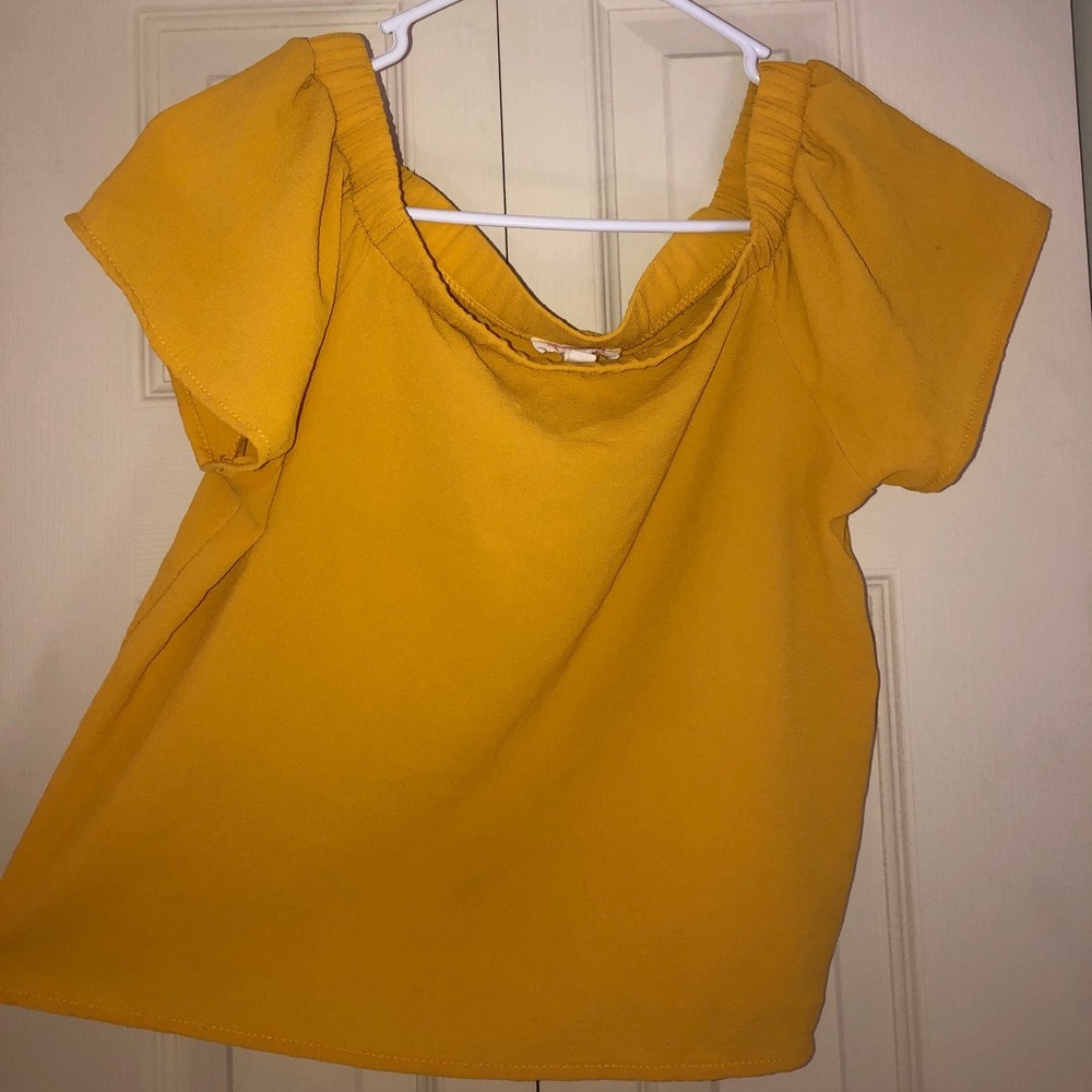 Off the shoulder shirt